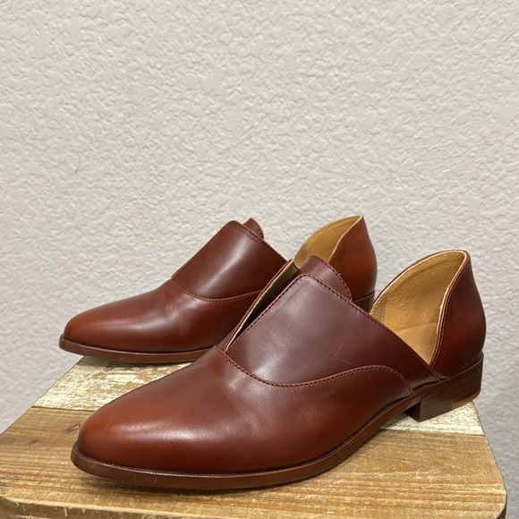 Nisolo Emma d’Orsay Oxford Leather Brandy Size 7.5 - Picture 6 of 11